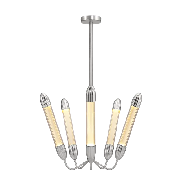 Umage Lemon Squeeze Penta short ceiling lamp Polished steel