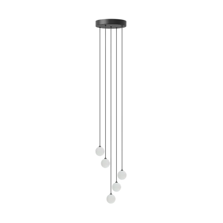 Umage Rosette mini 5 cluster G4 pendant lamp Ø20 cm Black