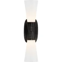 Utopia Double Wall Light Aged Iron, Light, Small - Andrew Martin