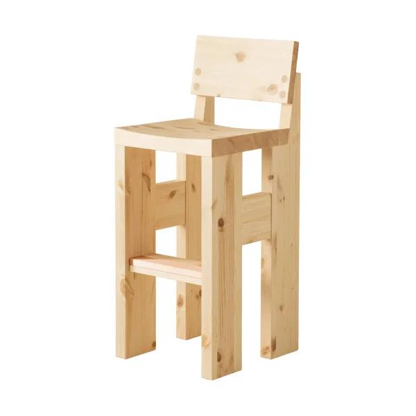 Vaarnii 001 Bar Stool bar stool Matte oil-waxed pine, 75 cm