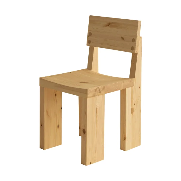 Vaarnii 001 Dining Chair chair Matte oil-waxed pine