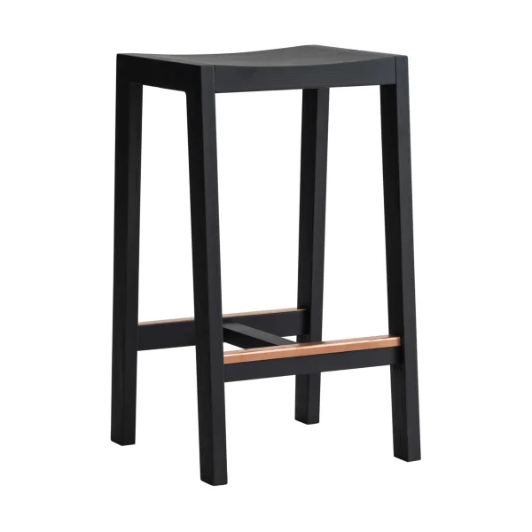 Vaarnii 016 Maasto Bar Stool bar stool Black-stained pine, 65 cm