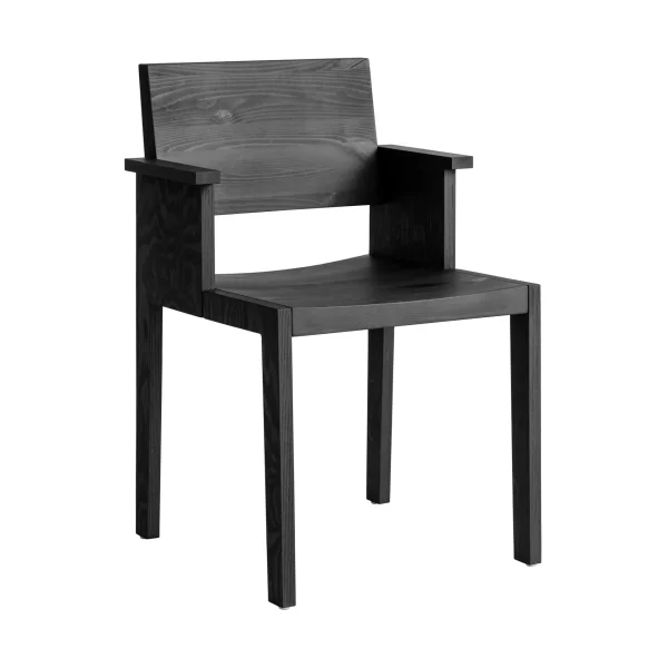 Vaarnii 016 Maasto Dining Armchair armchair Black-stained pine