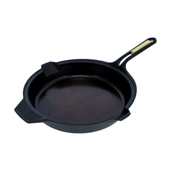Victoria Signature Cast Iron Frying Pan 25 cm Black