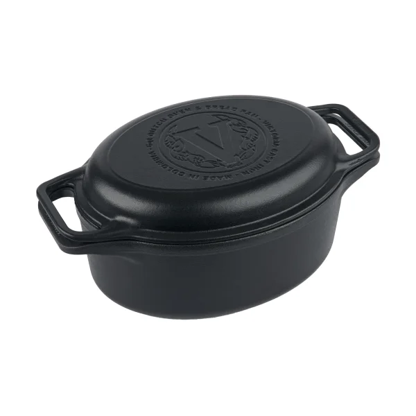 Victoria Victoria pot and bread pan cast iron enameled 2 pieces