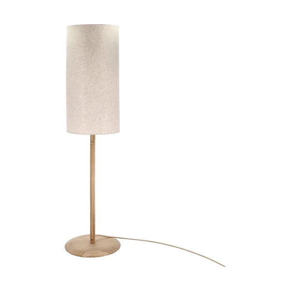 Villa Collection Barv floor lamp 143.5xØ38 cm Untreated solid oak