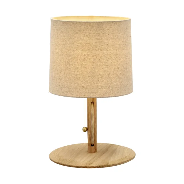 Villa Collection Barv table lamp 41xØ26 cm Untreated solid oak