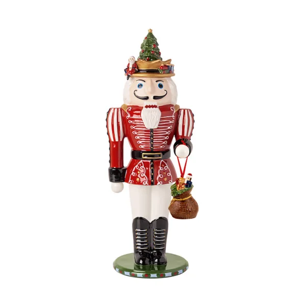 Villeroy & Boch Christmas Toys Memory nutcracker decoration White-red