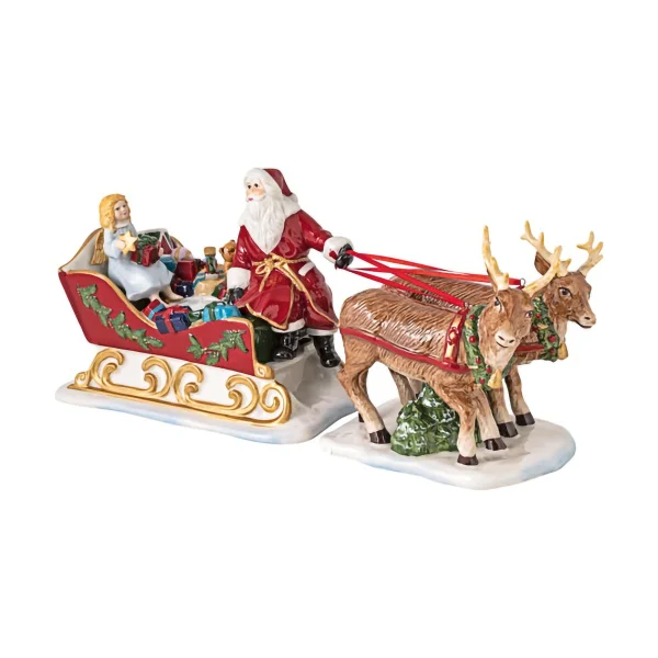 Villeroy & Boch Christmas Toys sleigh nostalgia Red