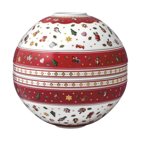 Villeroy & Boch Toy's Delight La Boule servis 7 pieces White-red