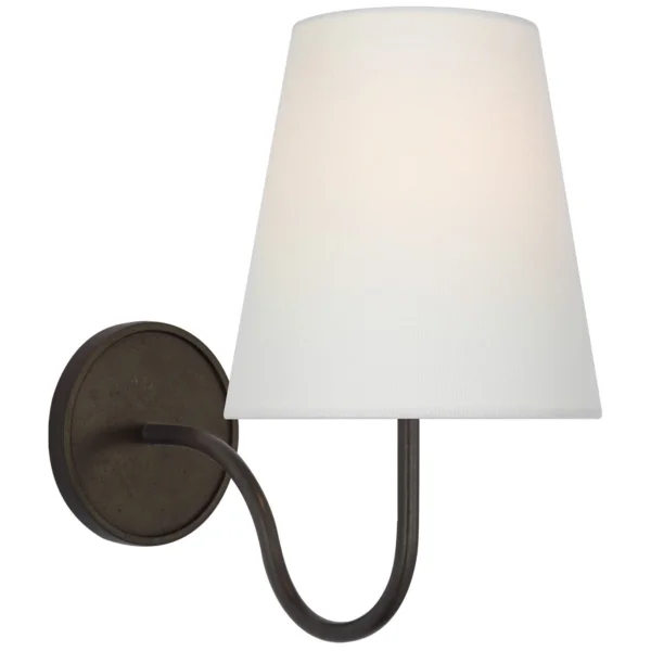 Visual Comfort | Amber Lewis | Lyndsie Small Sconce | Aged Iron