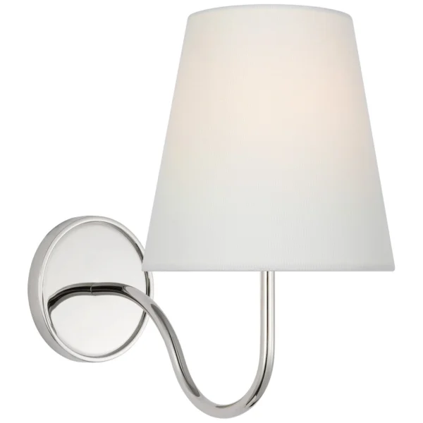 Visual Comfort | Amber Lewis | Lyndsie Small Sconce | Polished Nickel