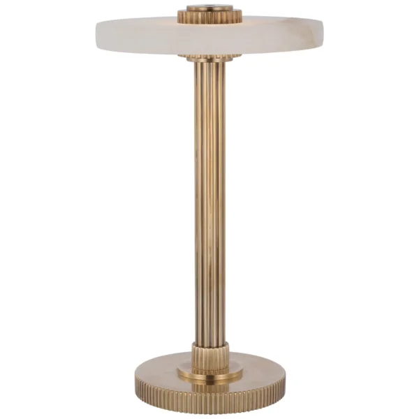 Visual Comfort | Aran 9" Rechargeable Accent Lamp | Antique Brass