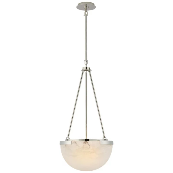 Visual Comfort | Kelly Wearstler | Melange Small Pendant | Polished Nickel