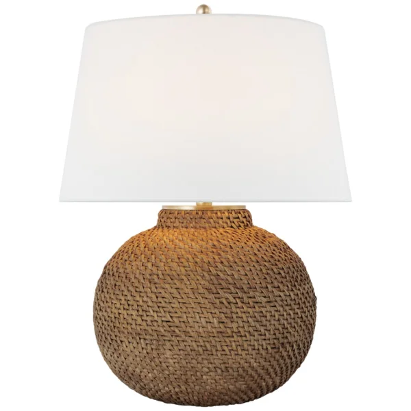 Visual Comfort | Marie Flanigan | Avedon Small Table Lamp | Natural Rattan