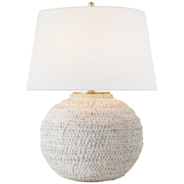 Visual Comfort | Marie Flanigan | Avedon Small Table Lamp | Plaster White