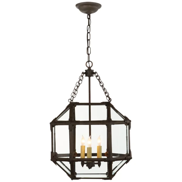 Visual Comfort | Suzanne Kasler | Morris Small Lantern | Antique Zinc