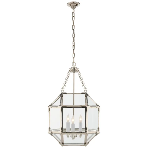 Visual Comfort | Suzanne Kasler | Morris Small Lantern | Polished Nickel