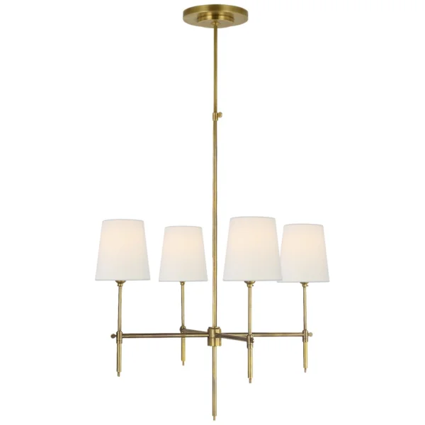 Visual Comfort | Thomas O'Brien | Bryant Small Chandelier | Antique Brass