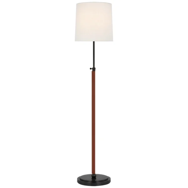 Visual Comfort | Thomas O'Brien | Bryant Wrapped Floor Lamp | Bronze and Saddle Leather