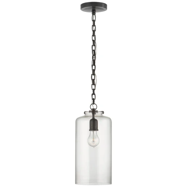 Visual Comfort | Thomas O'Brien | Katie Cylinder Pendant | Bronze