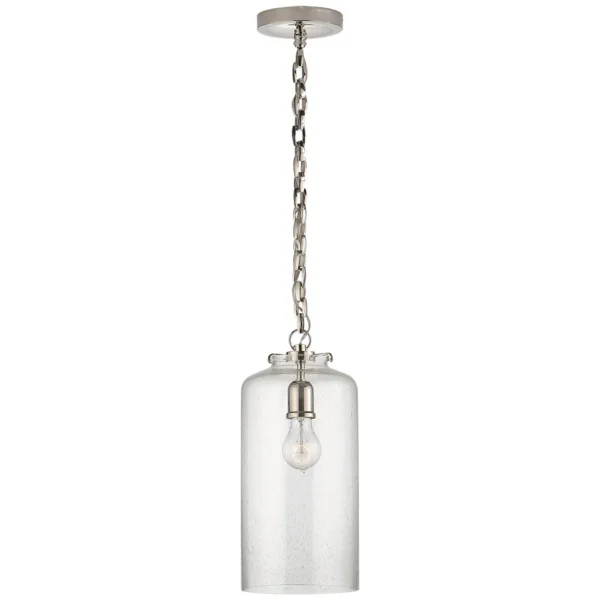 Visual Comfort | Thomas O'Brien | Katie Cylinder Pendant | Polished Nickel