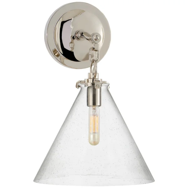 Visual Comfort | Thomas O'Brien | Katie Small Conical Sconce | Polished Nickel