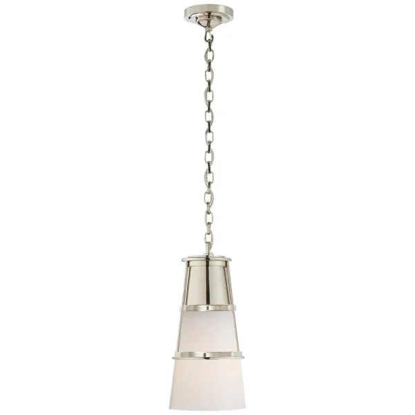 Visual Comfort | Thomas O'Brien | Robinson Medium Pendant | Polished Nickel
