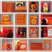 Warm Feelings, 200cm x 100cm, Orange/Red - Andrew Martin