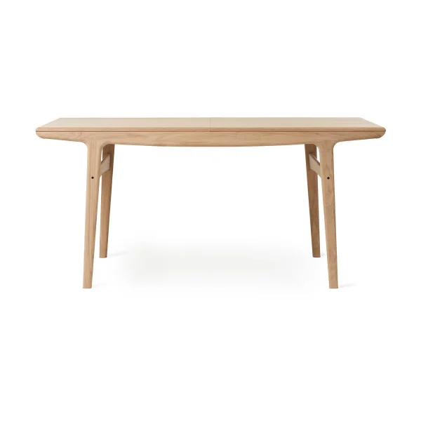 Warm Nordic Evermore dining table incl. 2 extension leaves of 45 cm each Natural oak, 160 cm