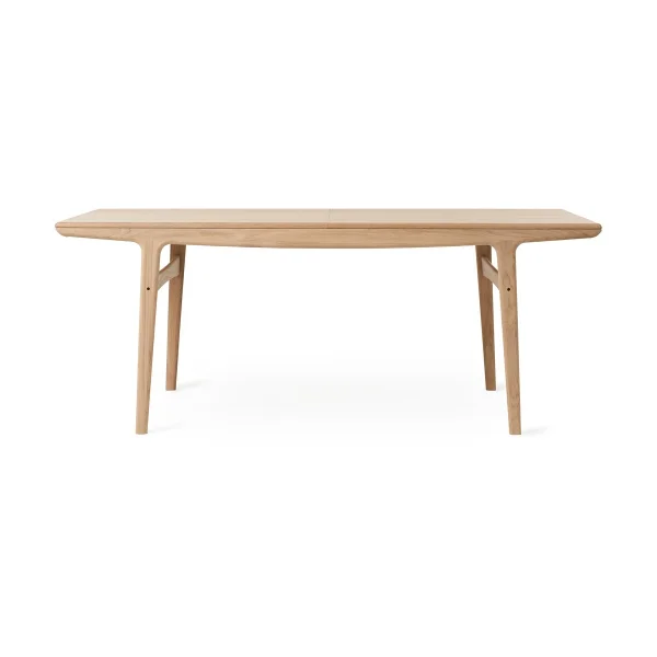 Warm Nordic Evermore dining table incl. 2 extension leaves of 45 cm each Natural oak, 190 cm