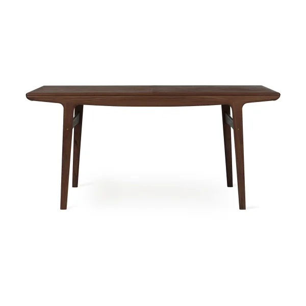 Warm Nordic Evermore dining table incl. 2 extension leaves of 45 cm each Oiled walnut, 160 cm