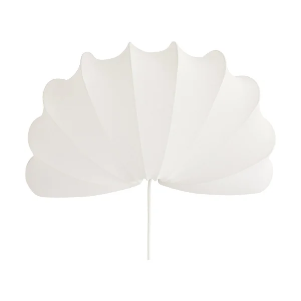 Watt & Veke Anna wall lamp L 54 cm White cotton