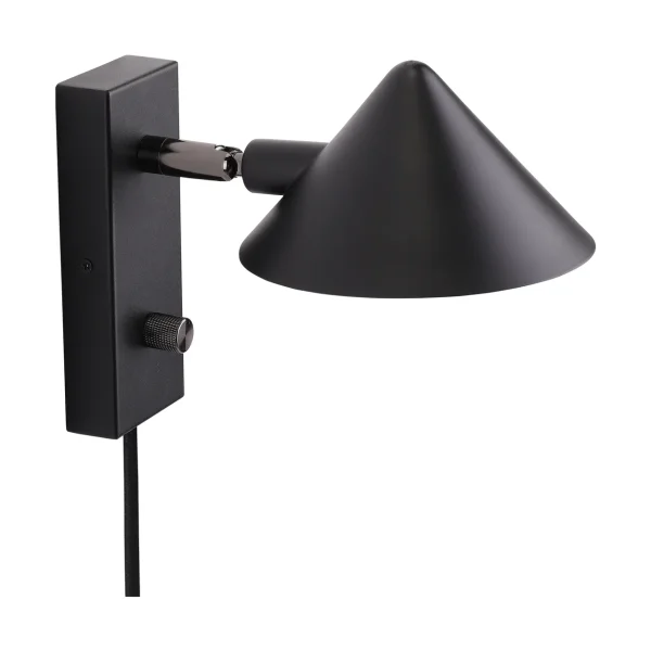 Watt & Veke Kuro wall lamp Black, Ø14x16 cm, read