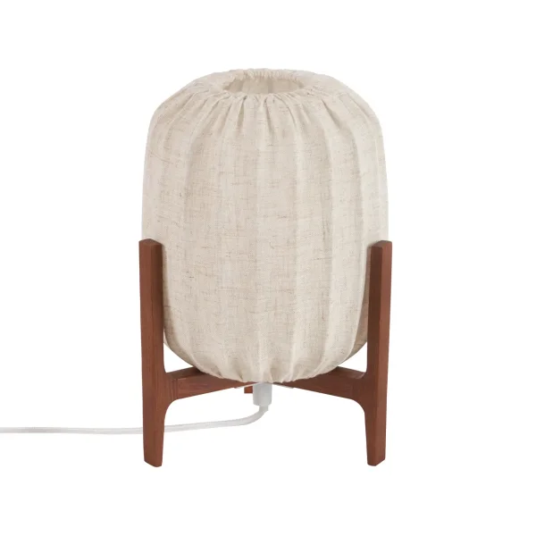 Watt & Veke Prisma table lamp Dark ash-Natural, Mini Ø16x24.3 cm