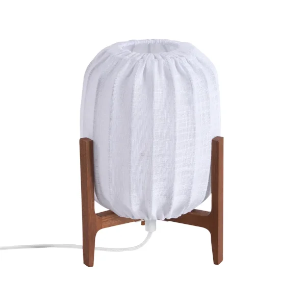 Watt & Veke Prisma table lamp Dark ash-White, Mini Ø16x24.3 cm