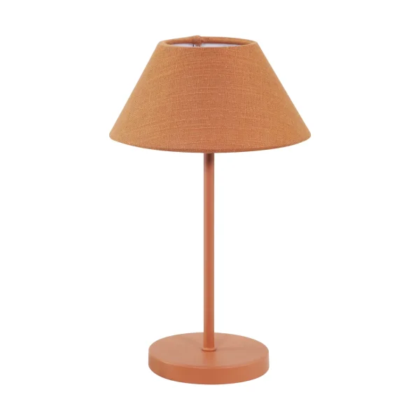 Watt & Veke Teya portable table lamp Terracotta, Ø15x26 cm
