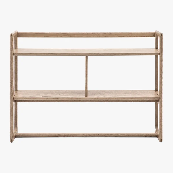 Whittle Open Display Unit in Smoked, Medium