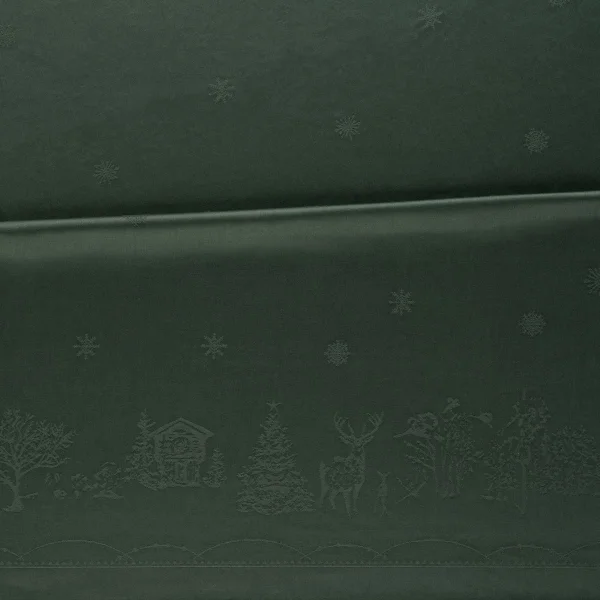 Wik & Walsøe Julemorgen tablecloth Green, 140x240 cm