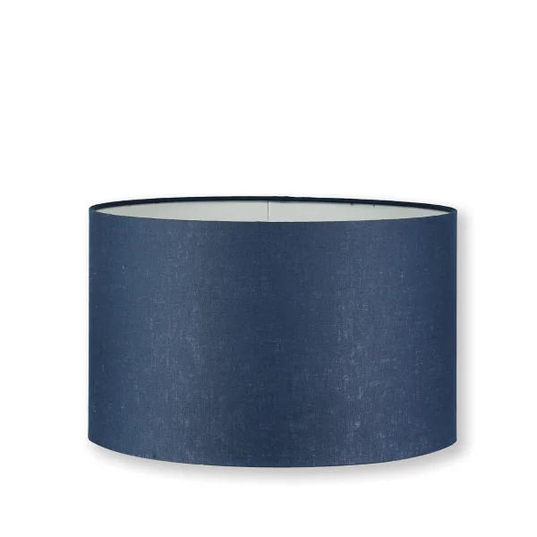 William Yeoward | Linen 16" Drum Lampshade Indigo