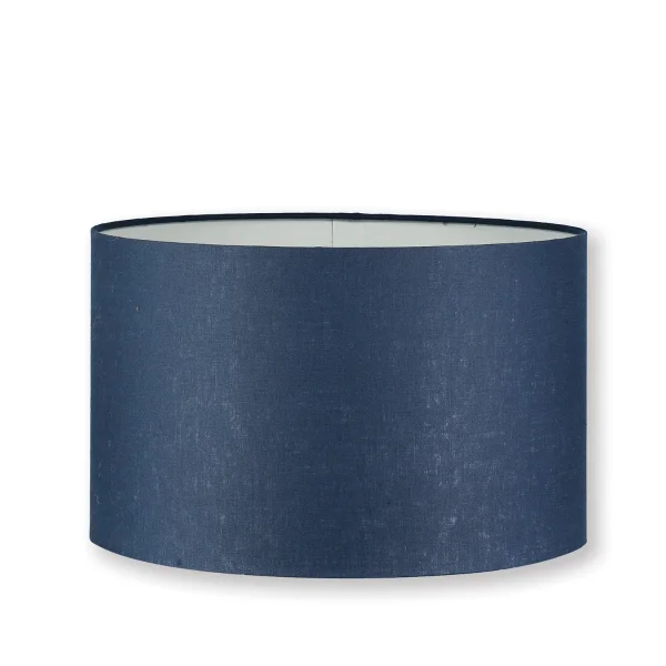 William Yeoward | Linen 18" Drum Lampshade Indigo