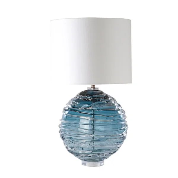 William Yeoward | Nerys Table Lamp | Steel Blue