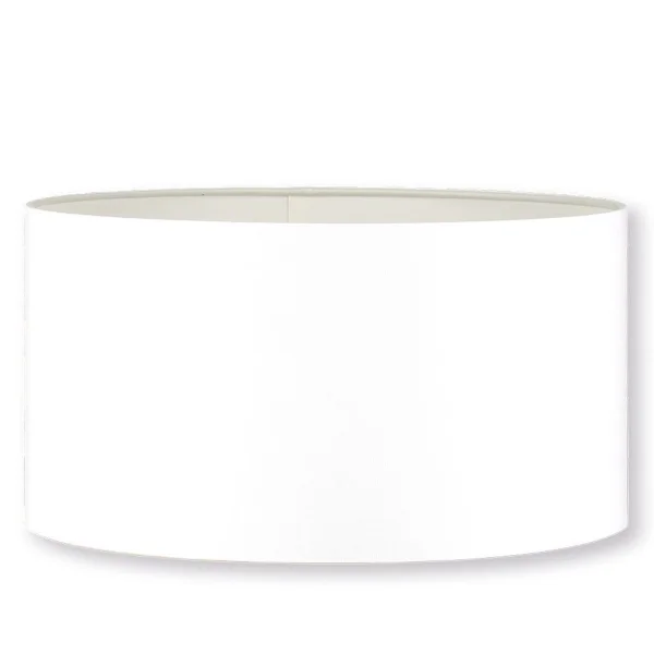 William Yeoward |  Oval Lampshade in Satin with White Liner | 47 cm