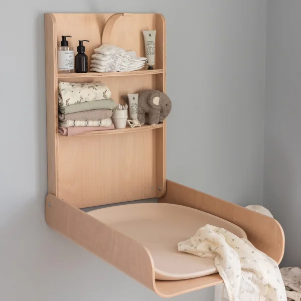 Wooden Wall Mount Changing Table By Sebra PRE-ORDER
