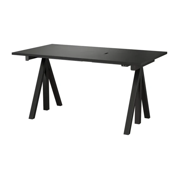 Works Works height-adjustable desk black 78x140 cm Works height-adjustable desk black 78x140 cm
