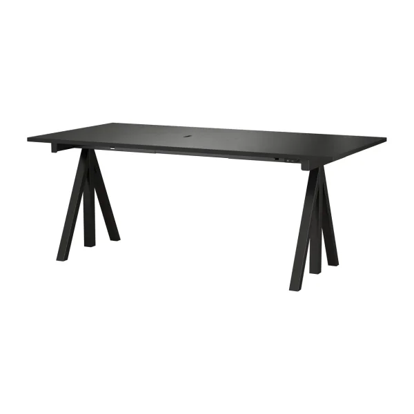 Works Works height-adjustable desk black 90x180 cm Works height-adjustable desk black 90x180 cm