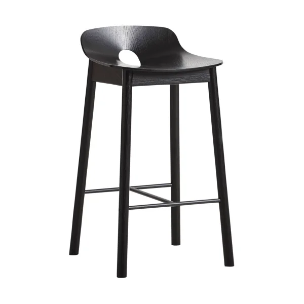 Woud Mono barstool 65 cm Black oak