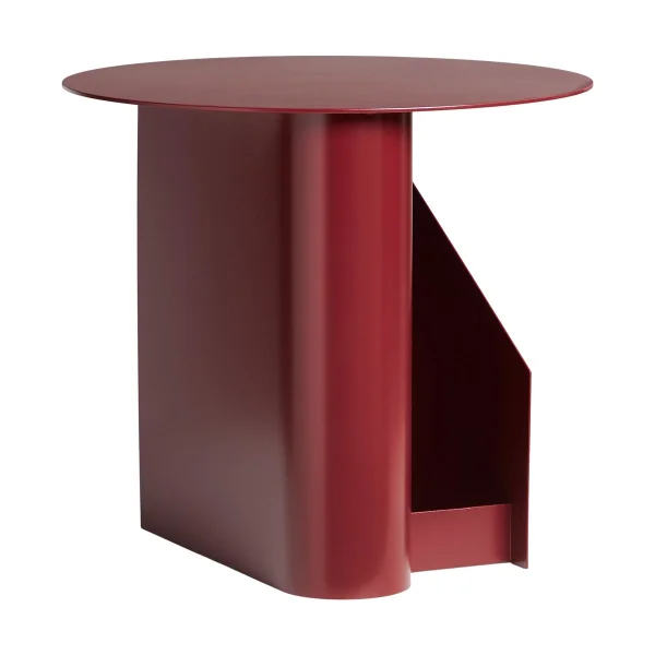 Woud Sentrum side table Deep red