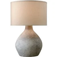 Zen Table Lamp, Light, Grey - Andrew Martin
