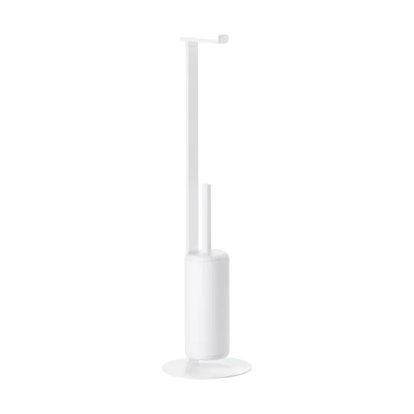Zone Denmark Rim toilet roll holder with brush White